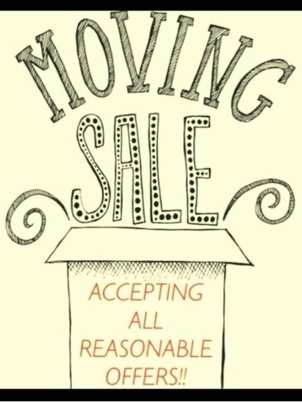 Moving Sale!!